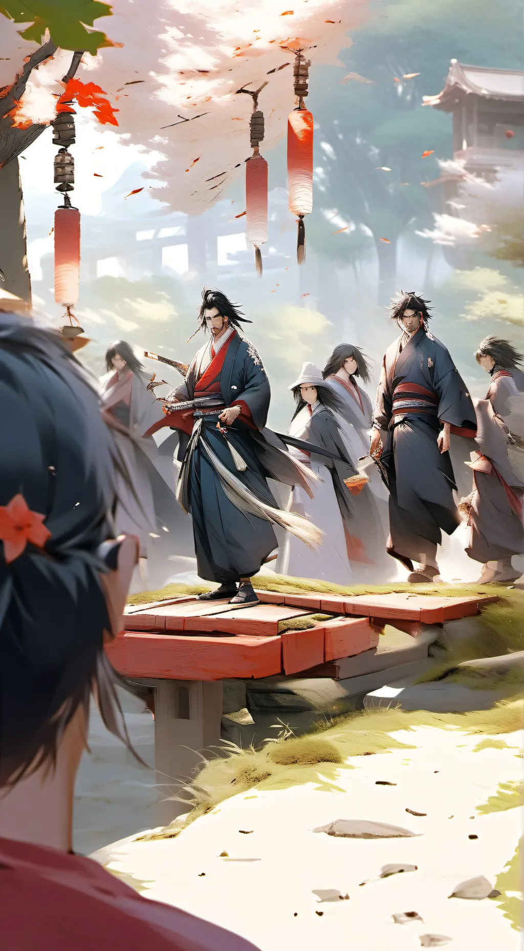 ai character: TANJIRO DIED?!?!? background