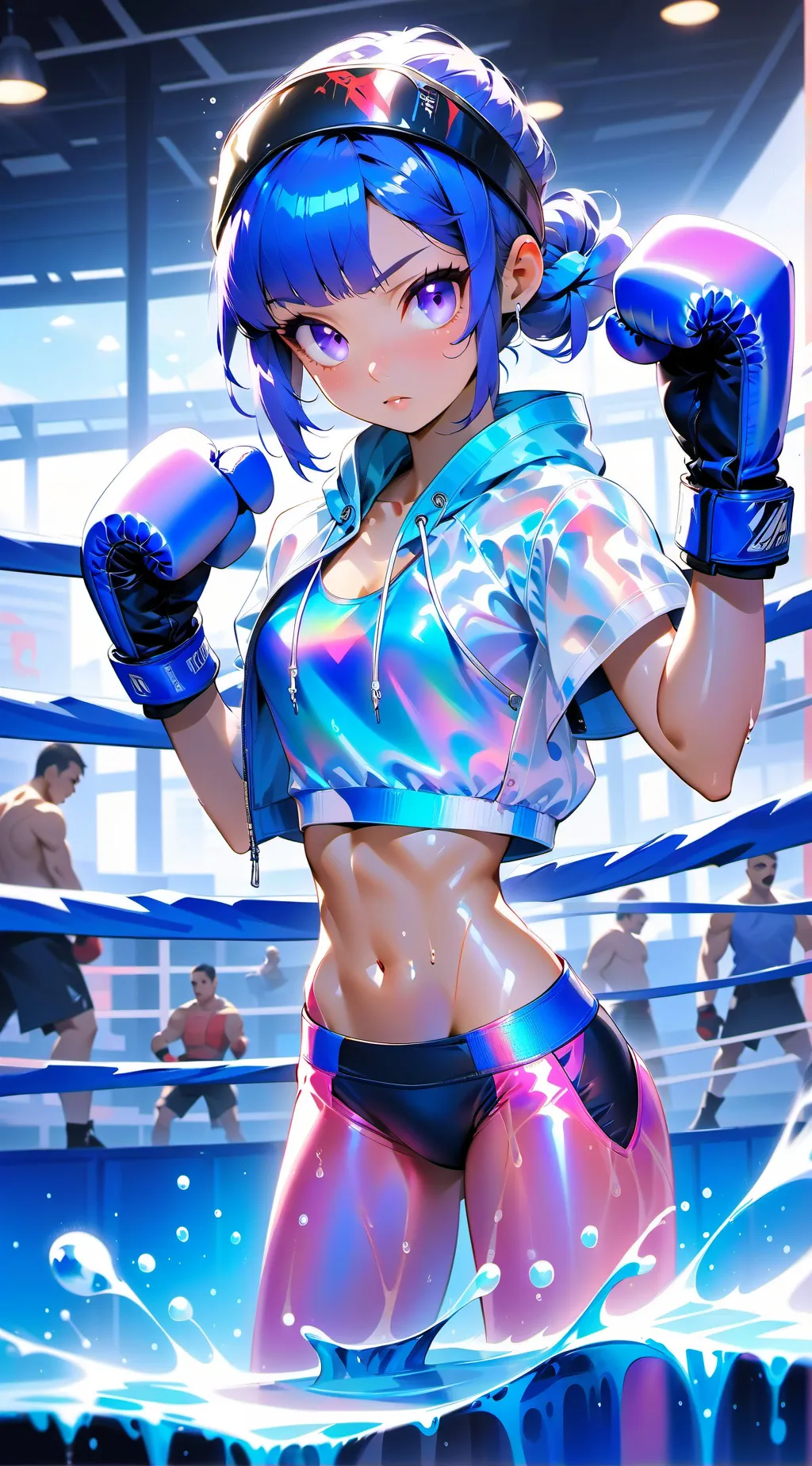 ai character: boxer background