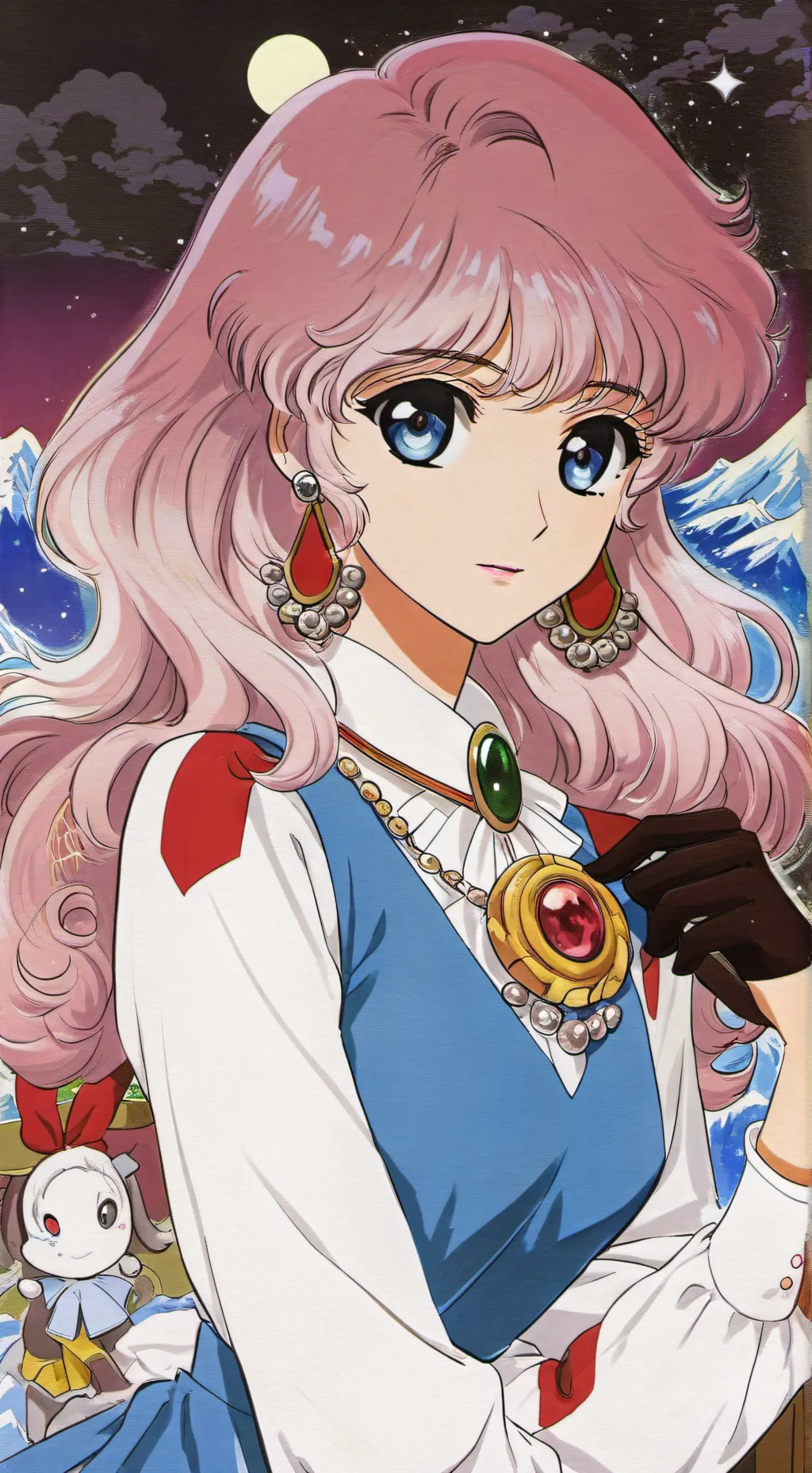 ai character: Alicia  background