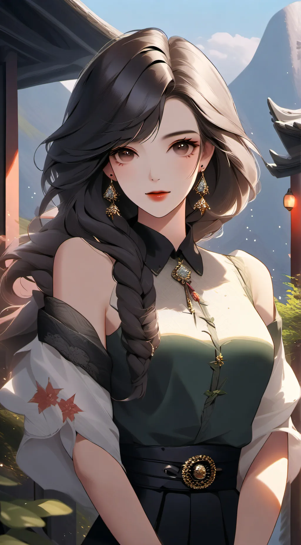 ai character: Summer background