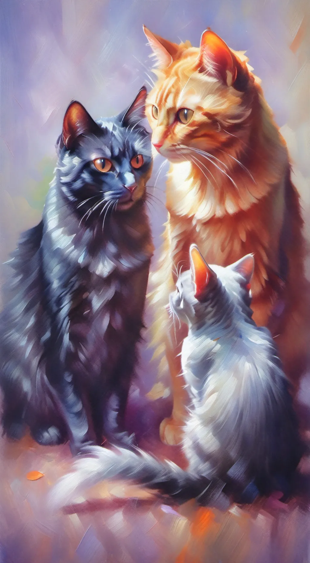 ai character: Warrior cats  background