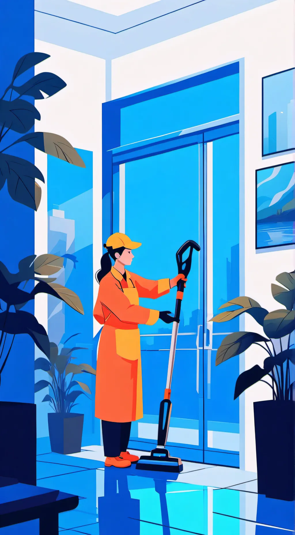 ai character: care facility background