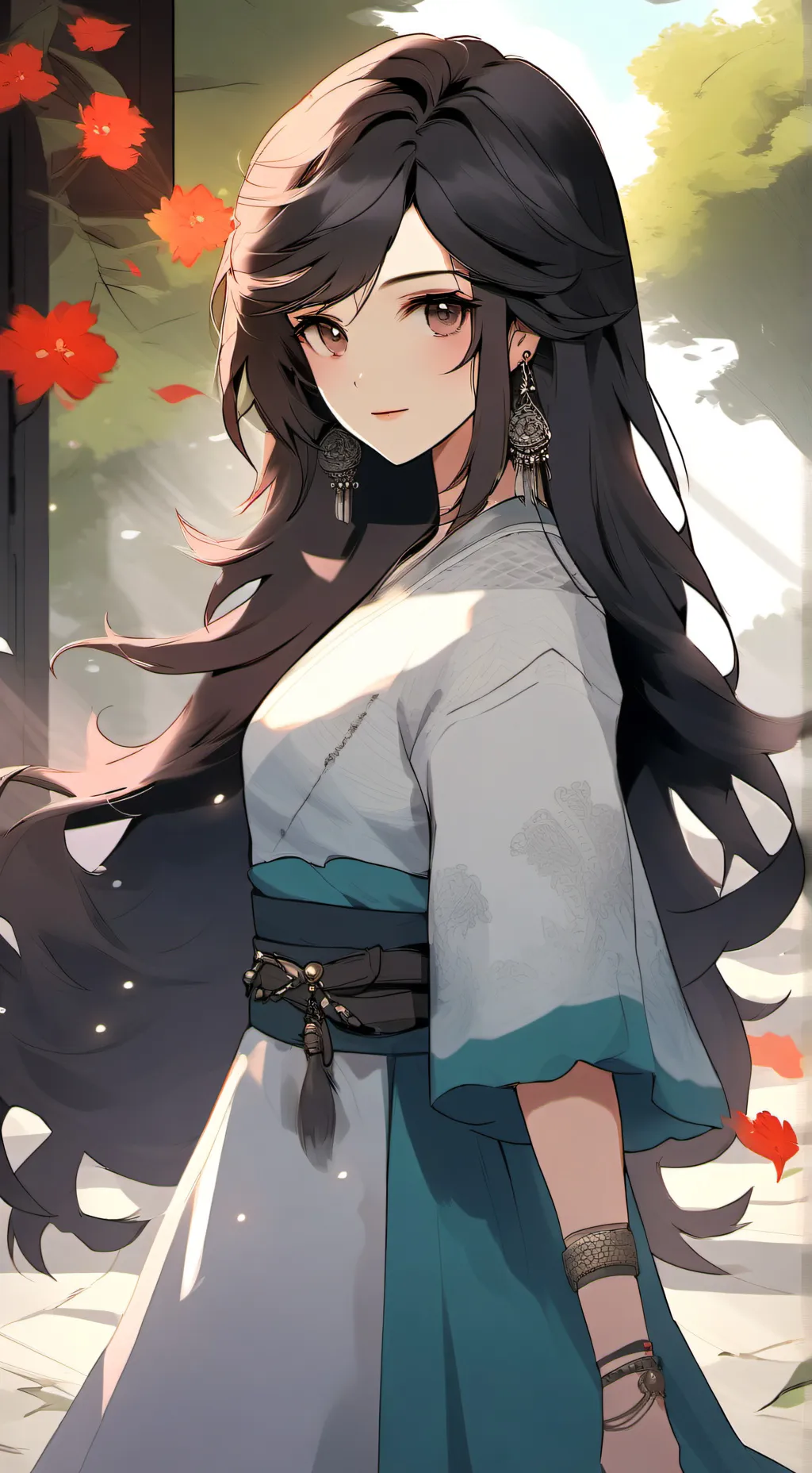 ai character: solima  background