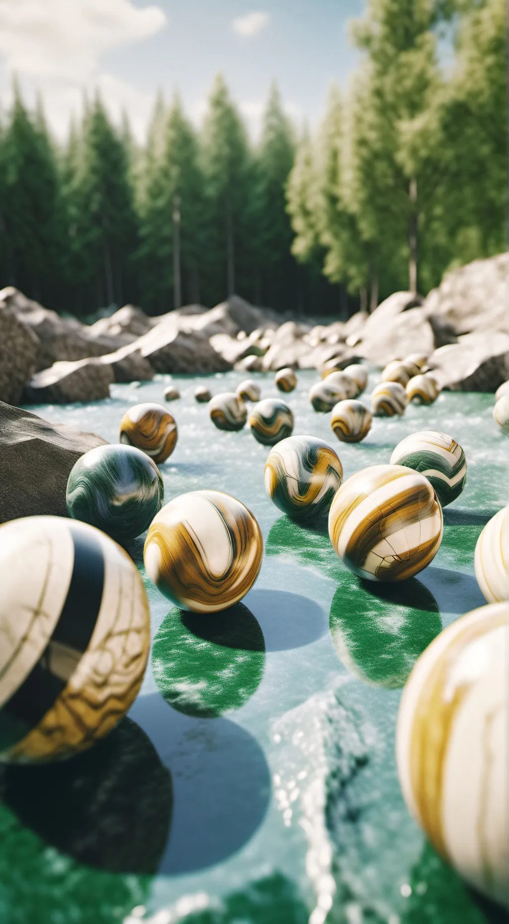 ai character: Marble Race Elimin background