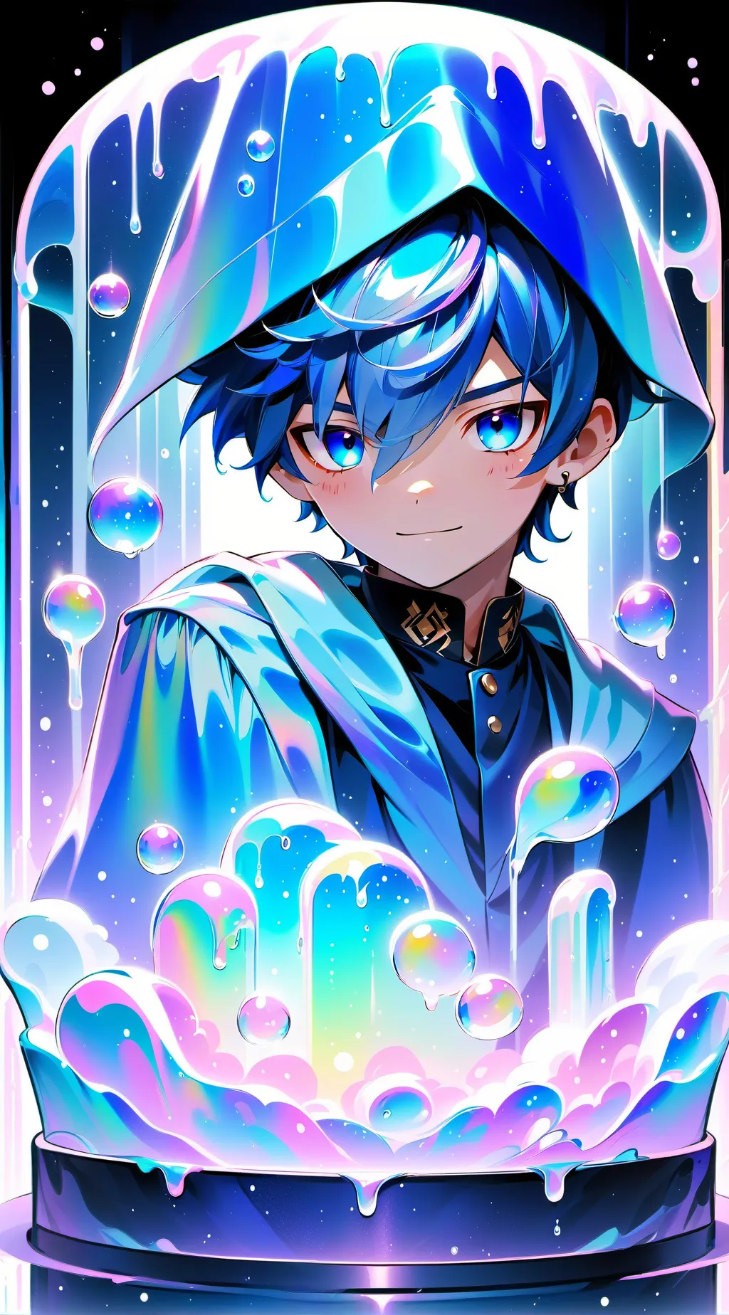 ai character: astro is sick background