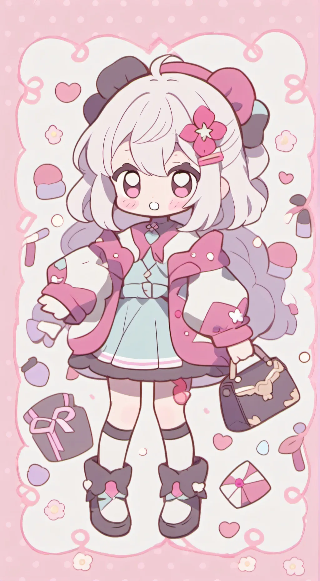 ai character: Aphmau baby background