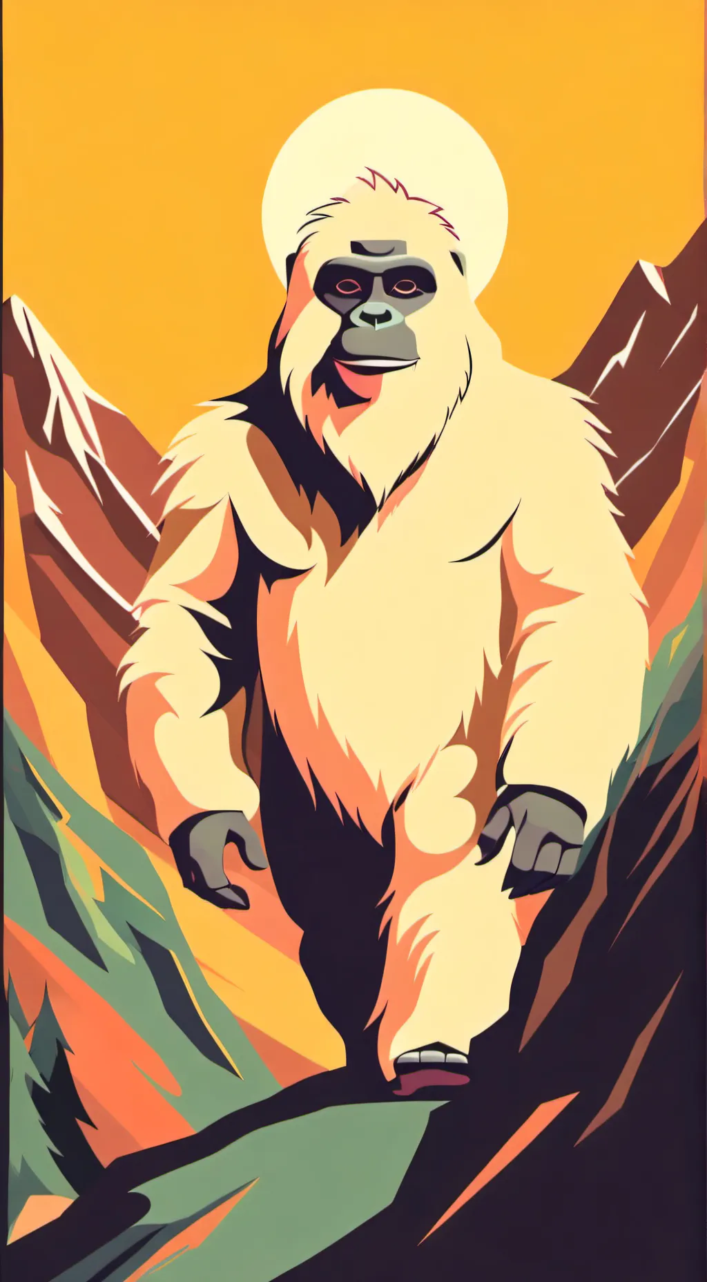 ai character: Yeti background