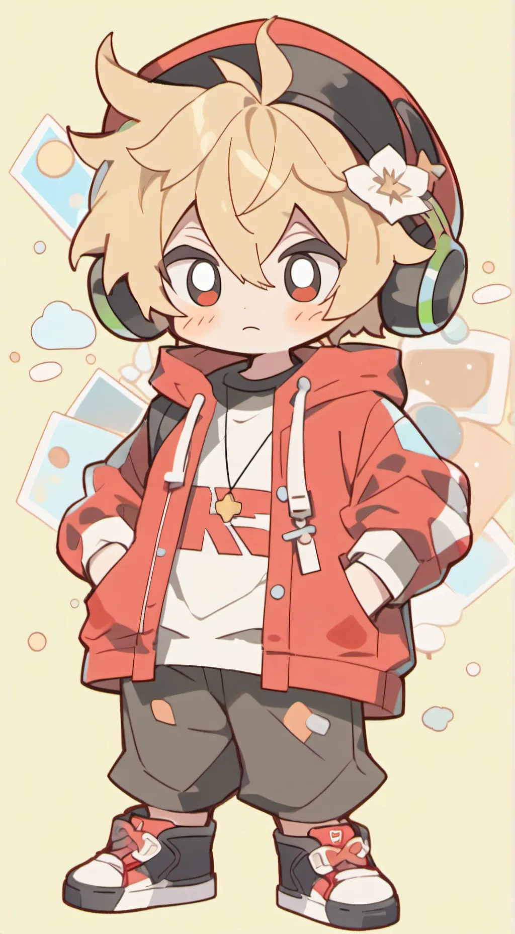 ai character: Forsaken met pickm background