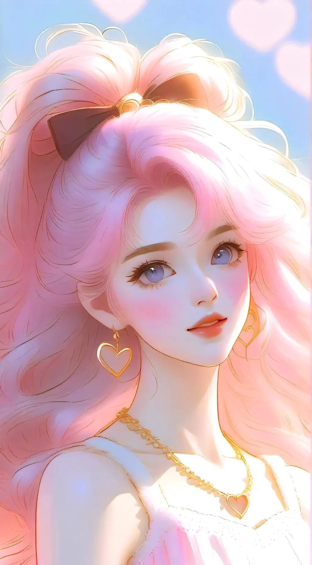 ai character: Pinkypie  background