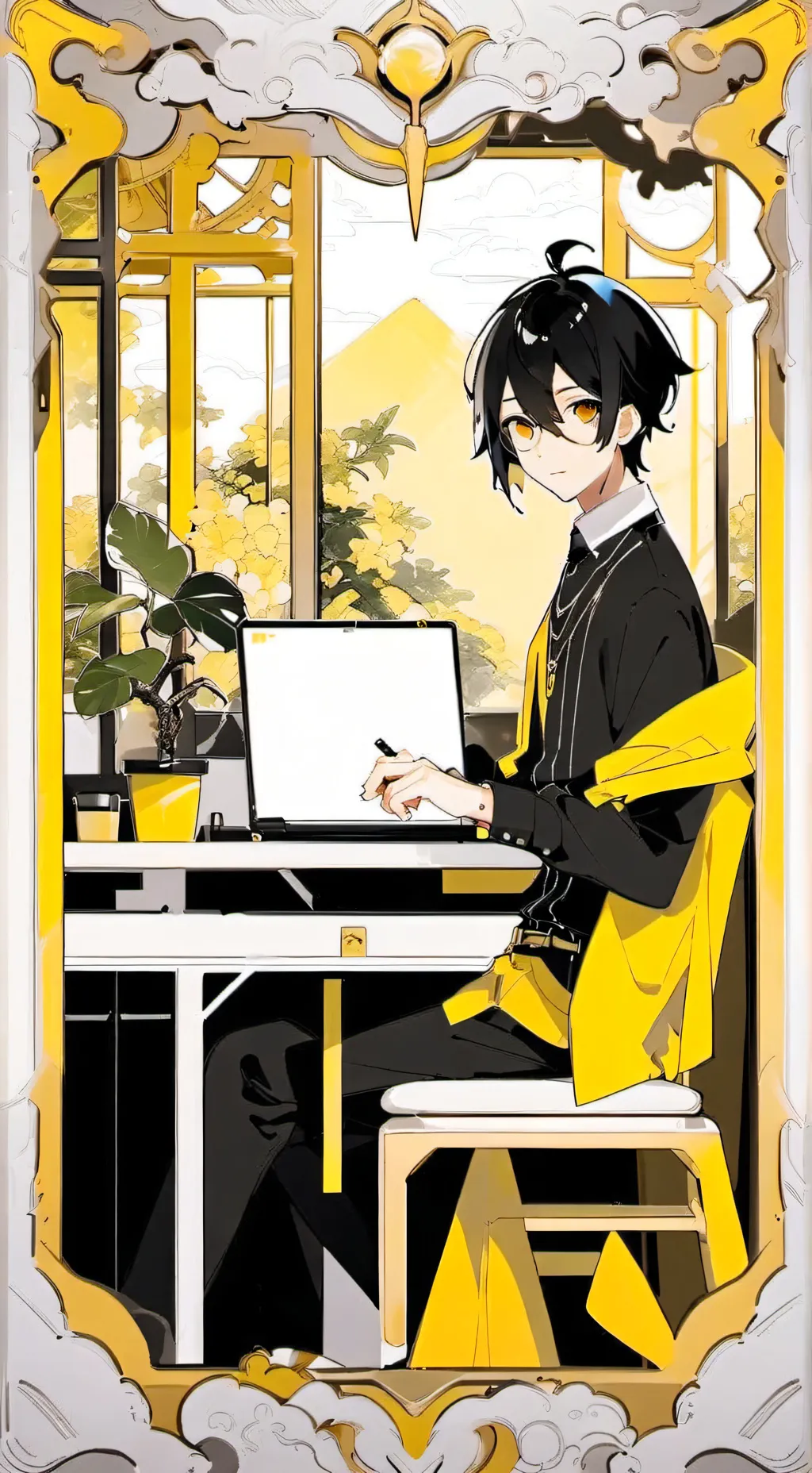 ai character: creador de juegos  background