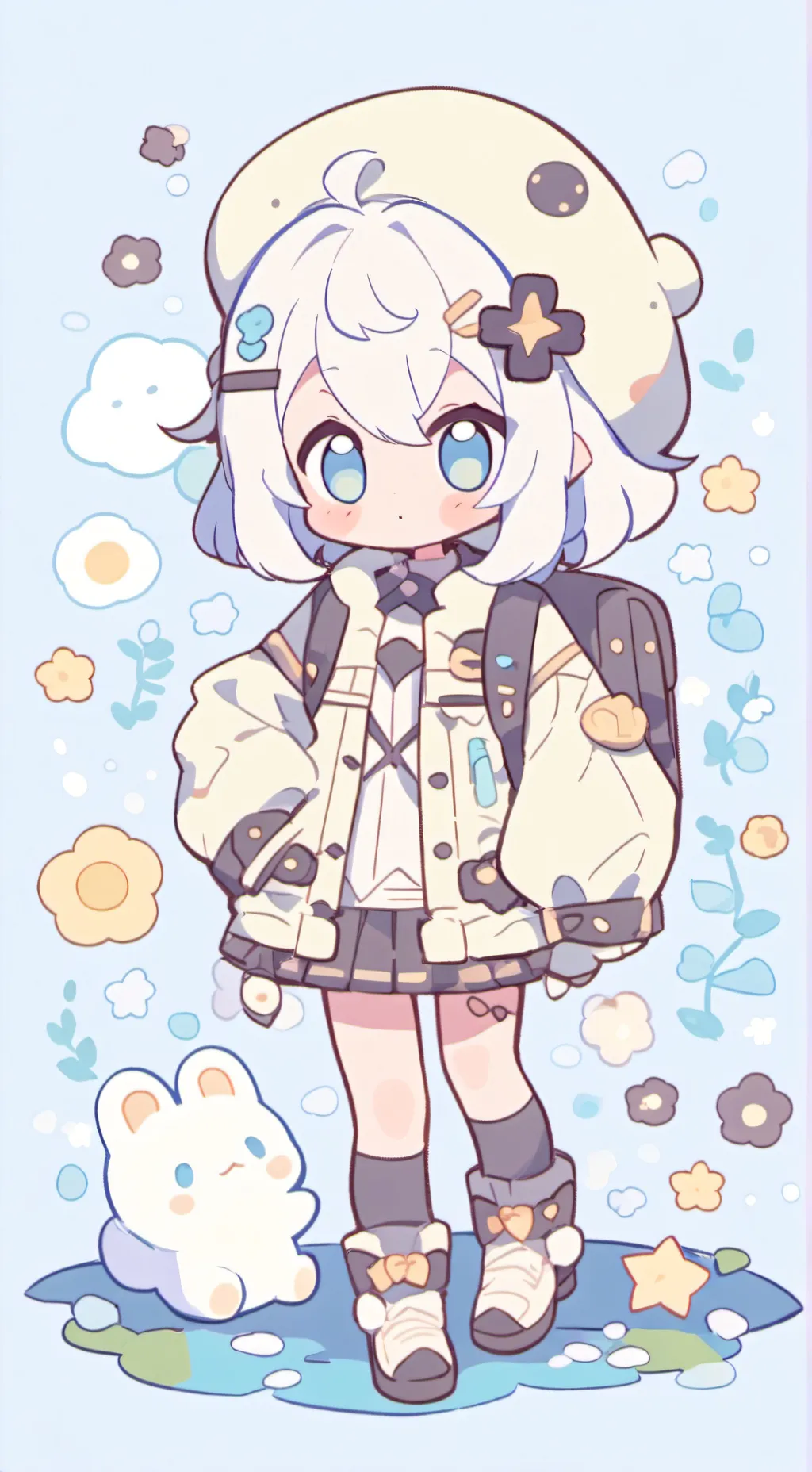 ai character: tu mamá 😒 background