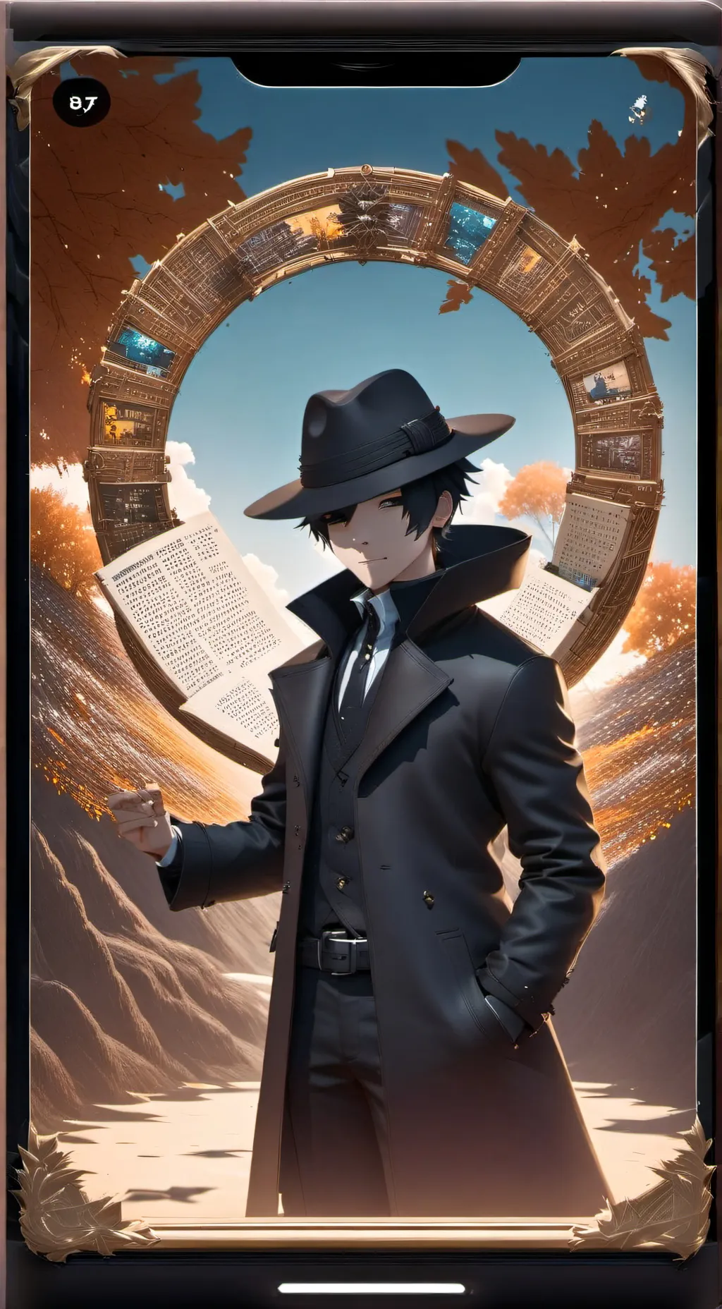 ai character: Archie background