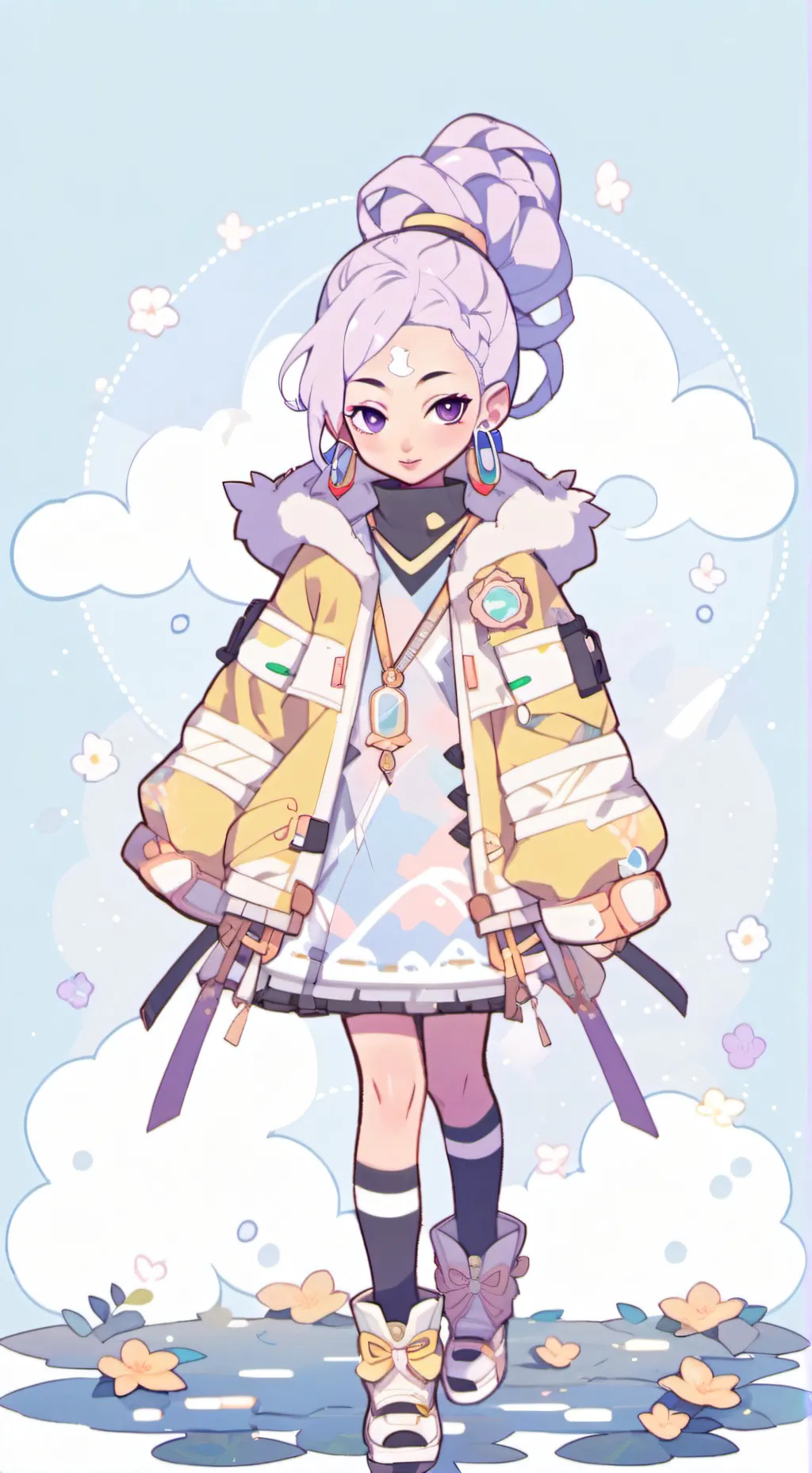 ai character: Rumi x Jinu background