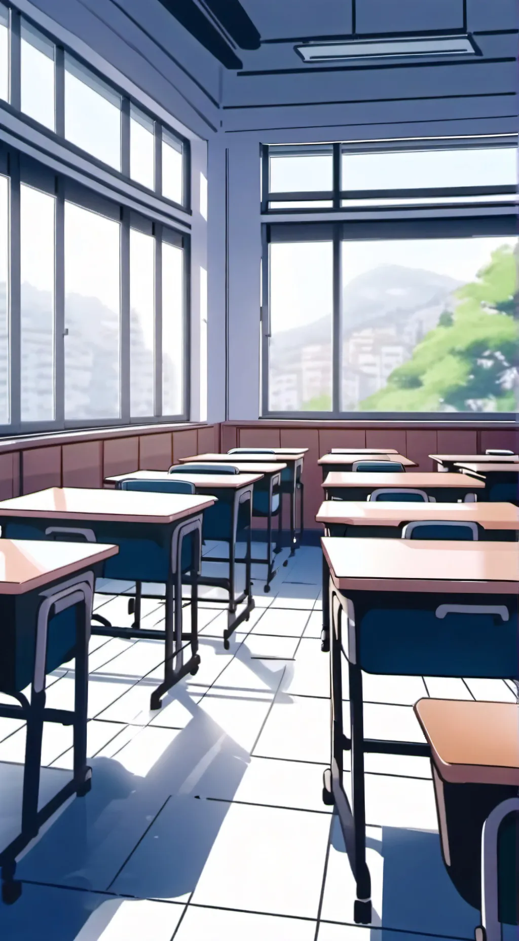 ai character: School Day background