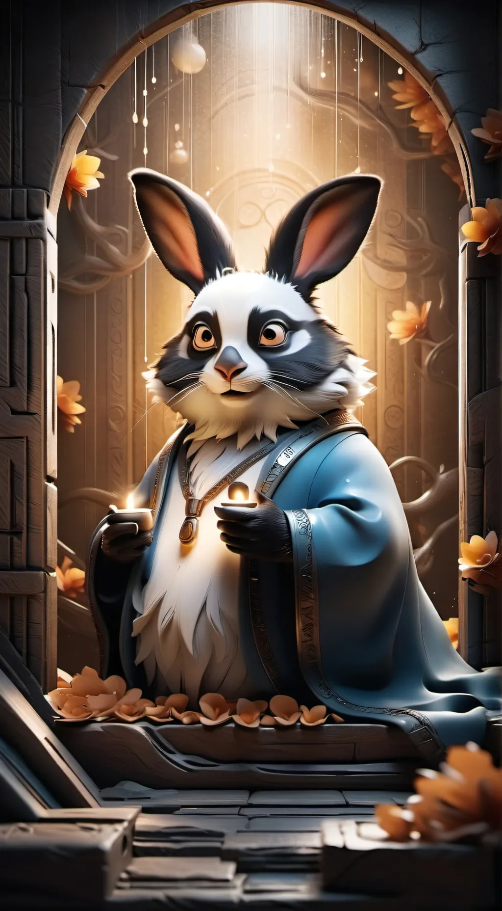 ai character: furry-085 background