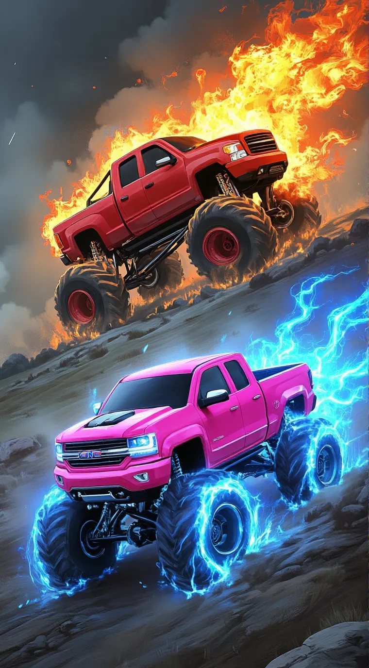 ai character: Blaze & Watts background