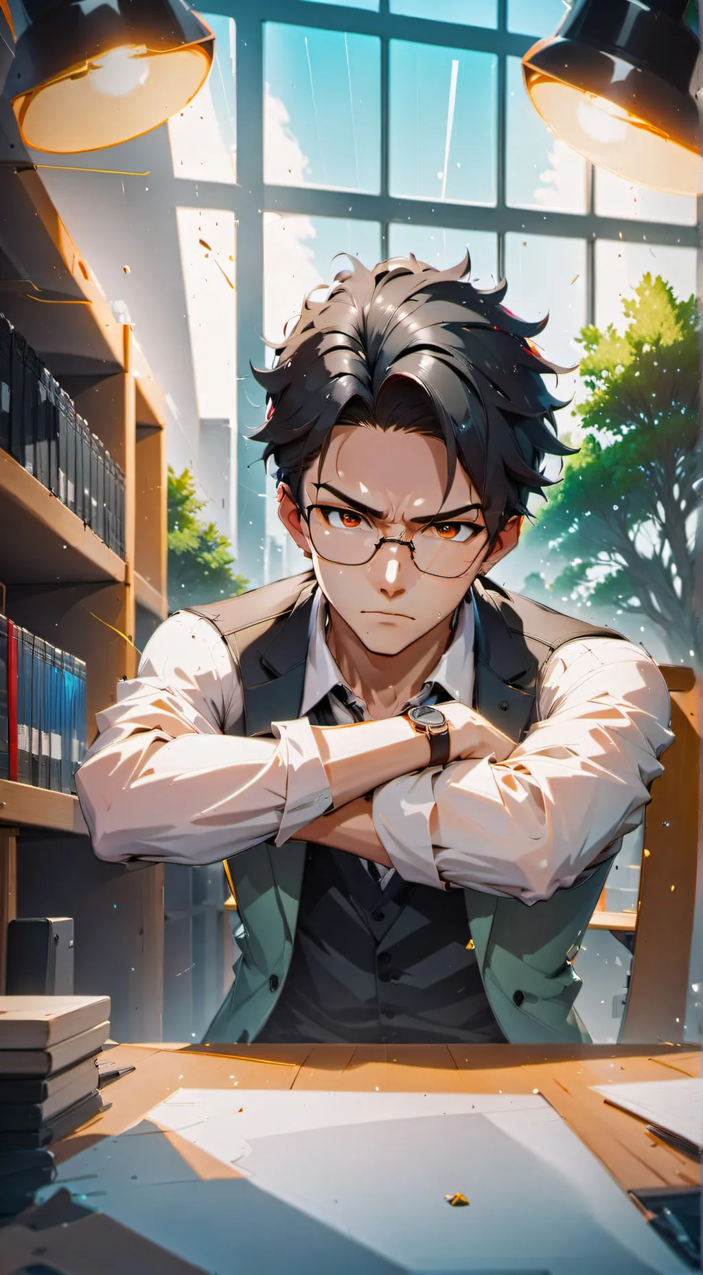 ai character: Xavier, The Chroni background