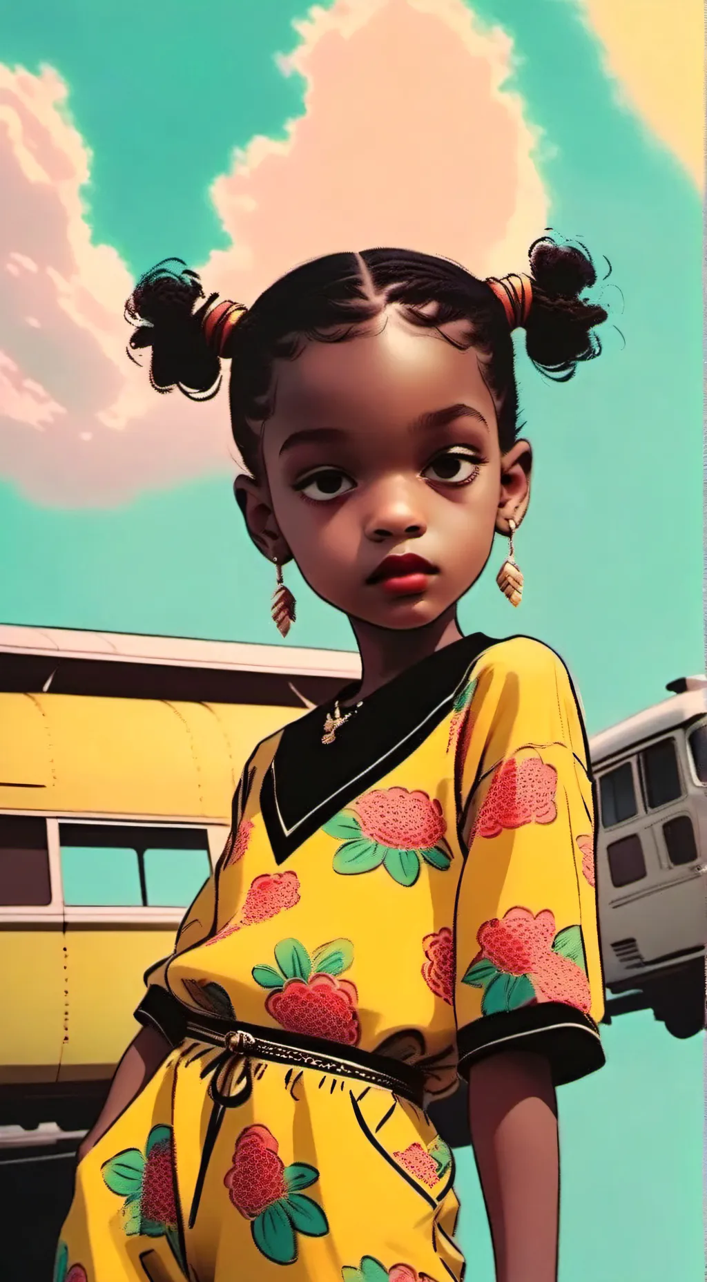 ai character: bella. background