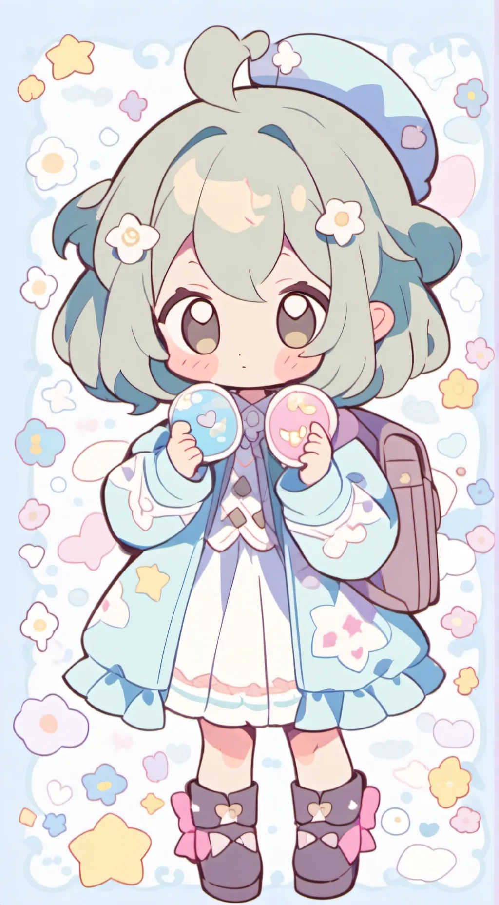 ai character: tu sirvienta background