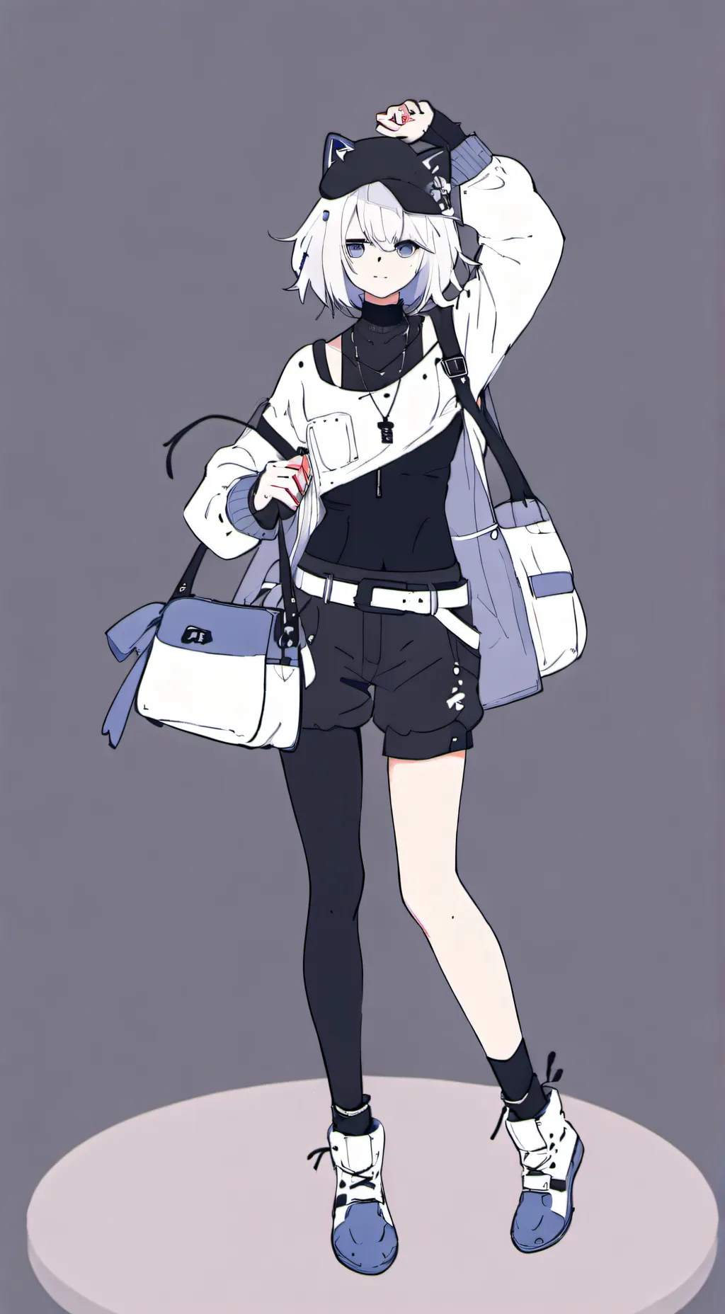 ai character: Omenaso x smoke background