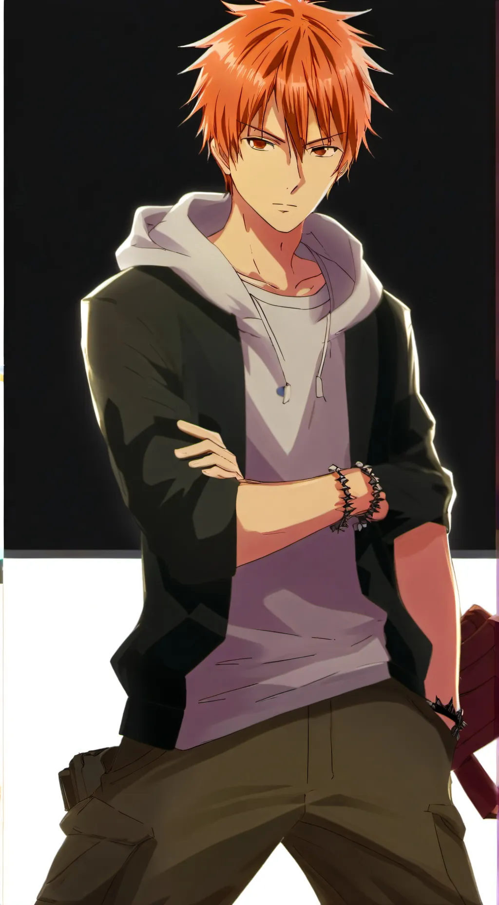 ai character: Kyo Sohma  background