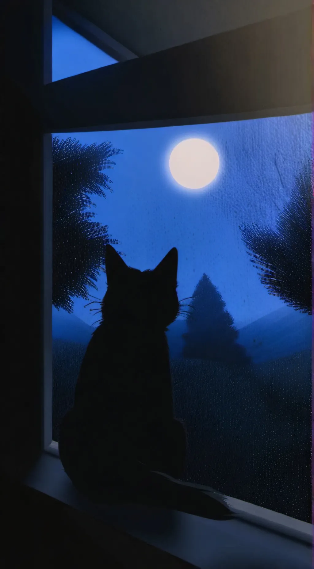 ai character: Moon  background