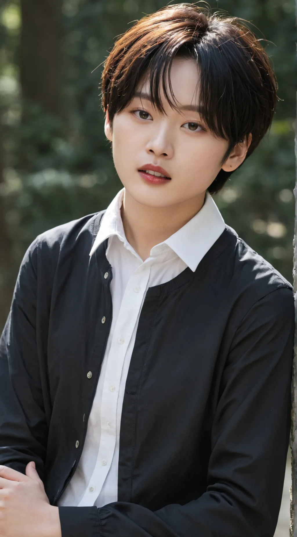 ai character: LeeKnow  background