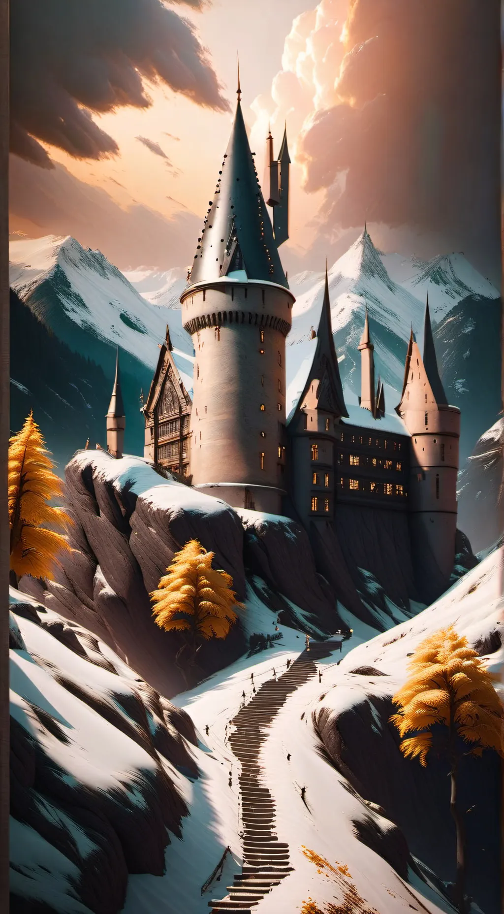 ai character: Hogwarts  background