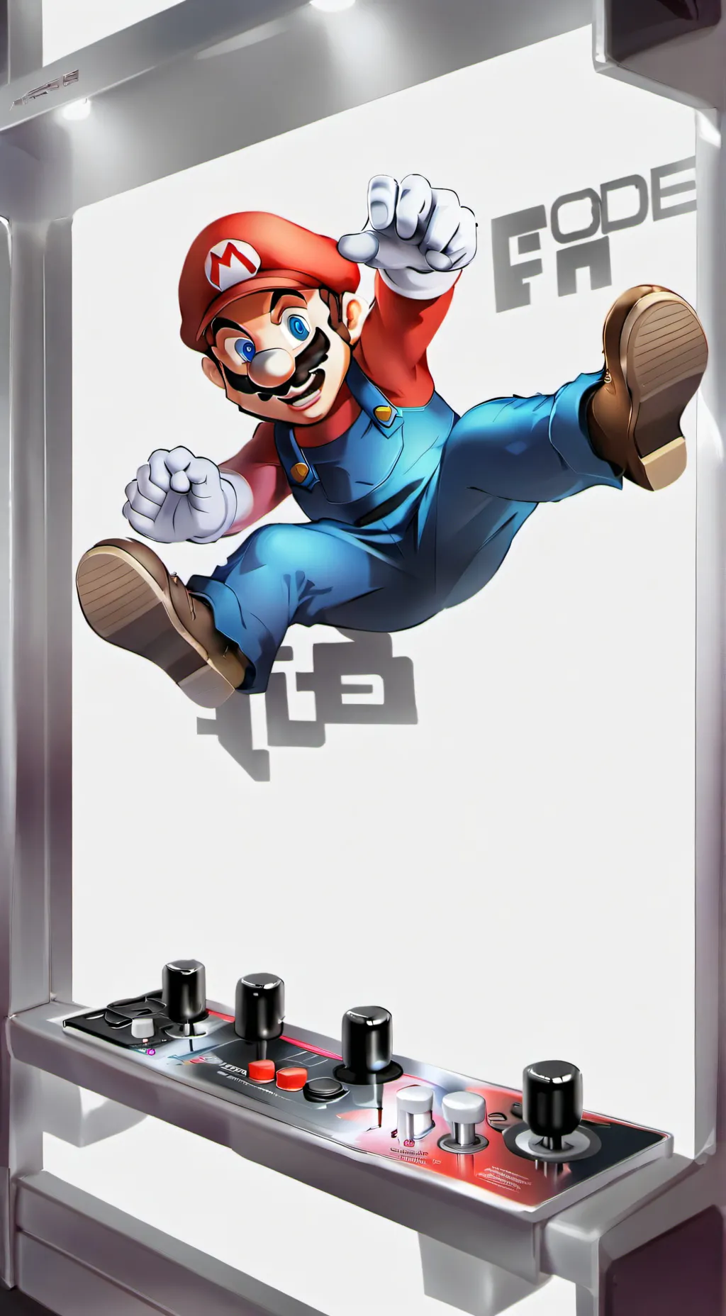 ai character: Super Mario  background