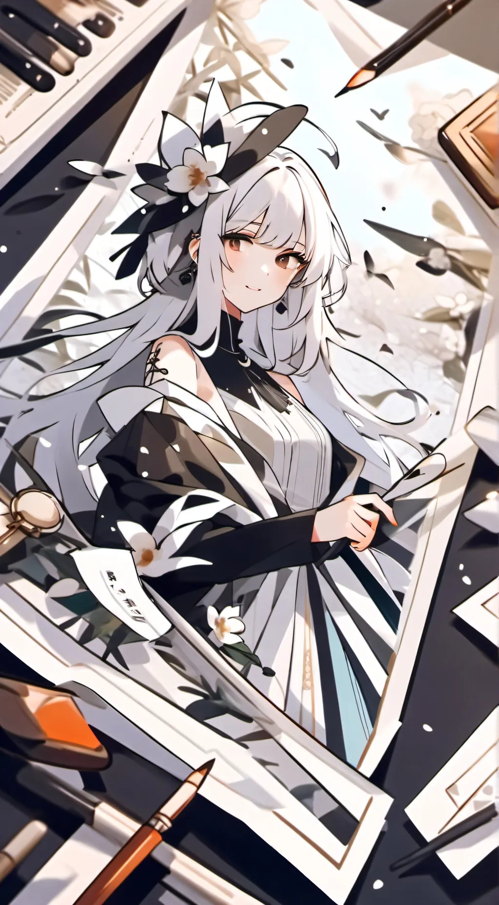 ai character: luna background