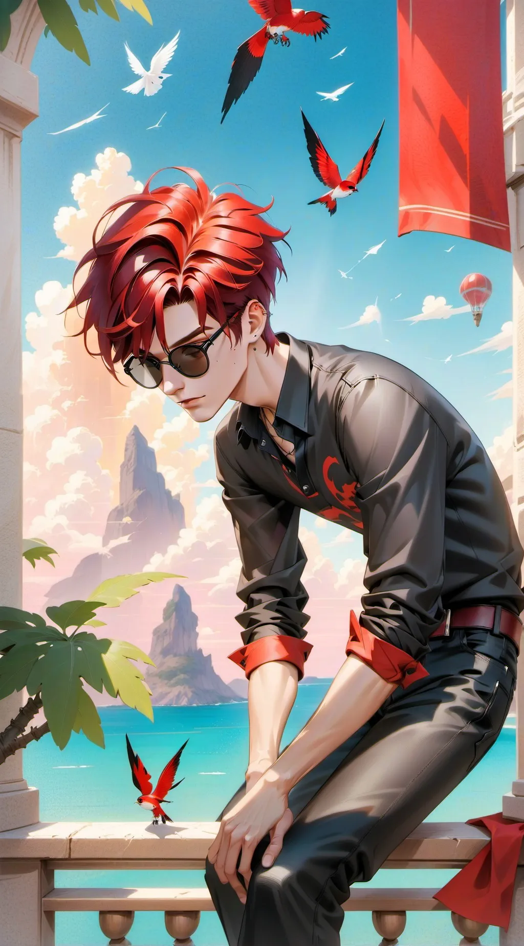 ai character: Evan Treski background