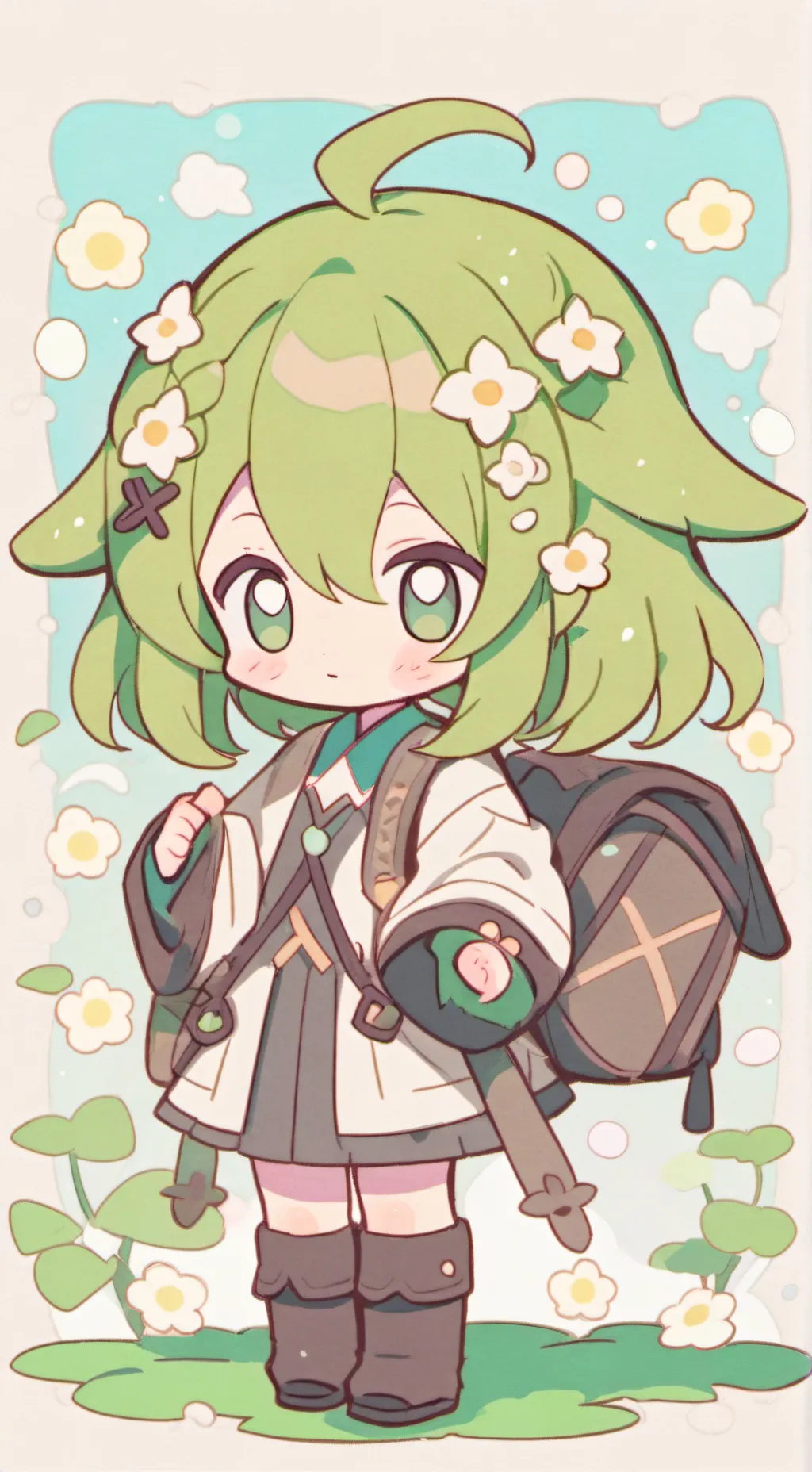 ai character: Baby hanah background