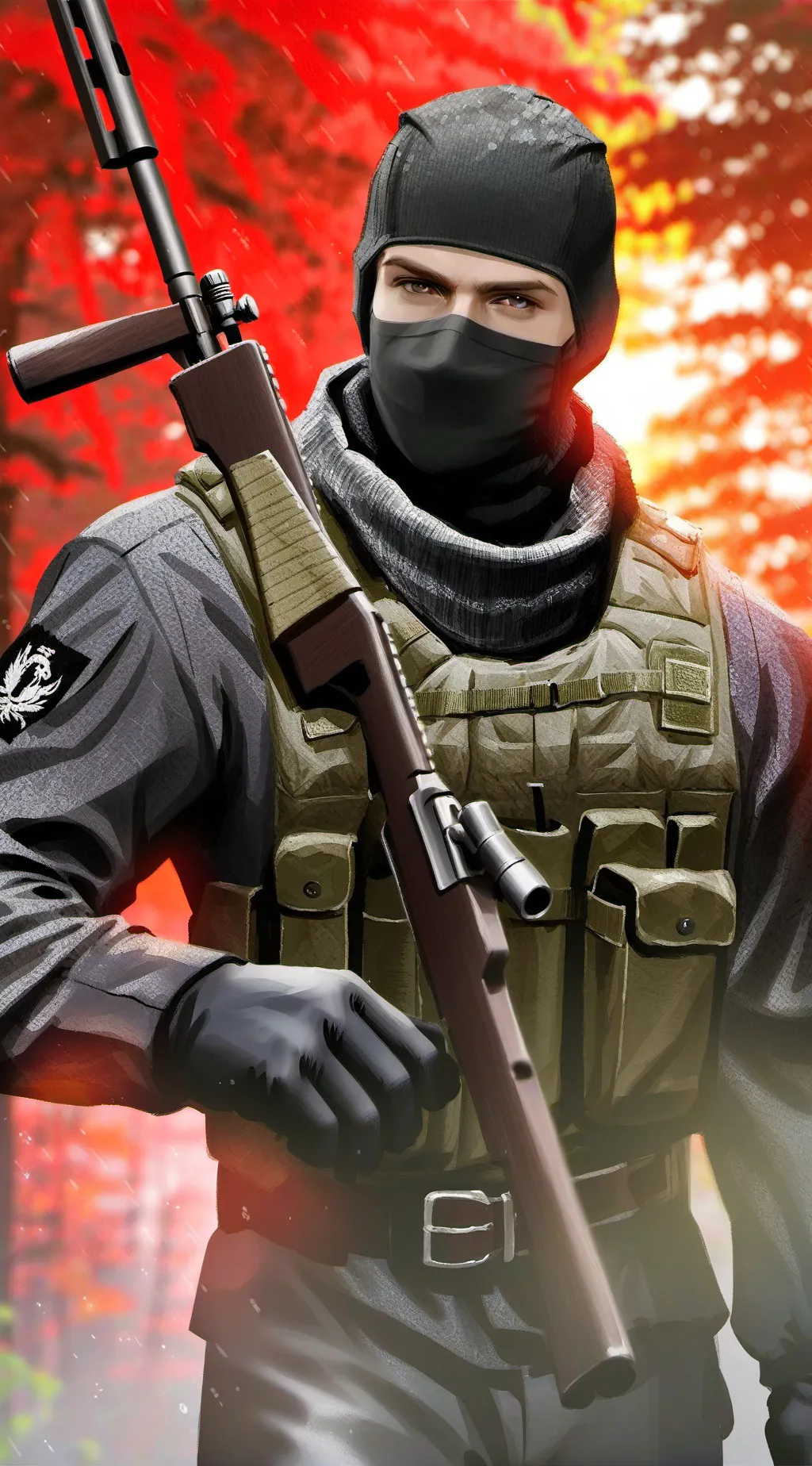 ai character: Rian Volkswagen  background