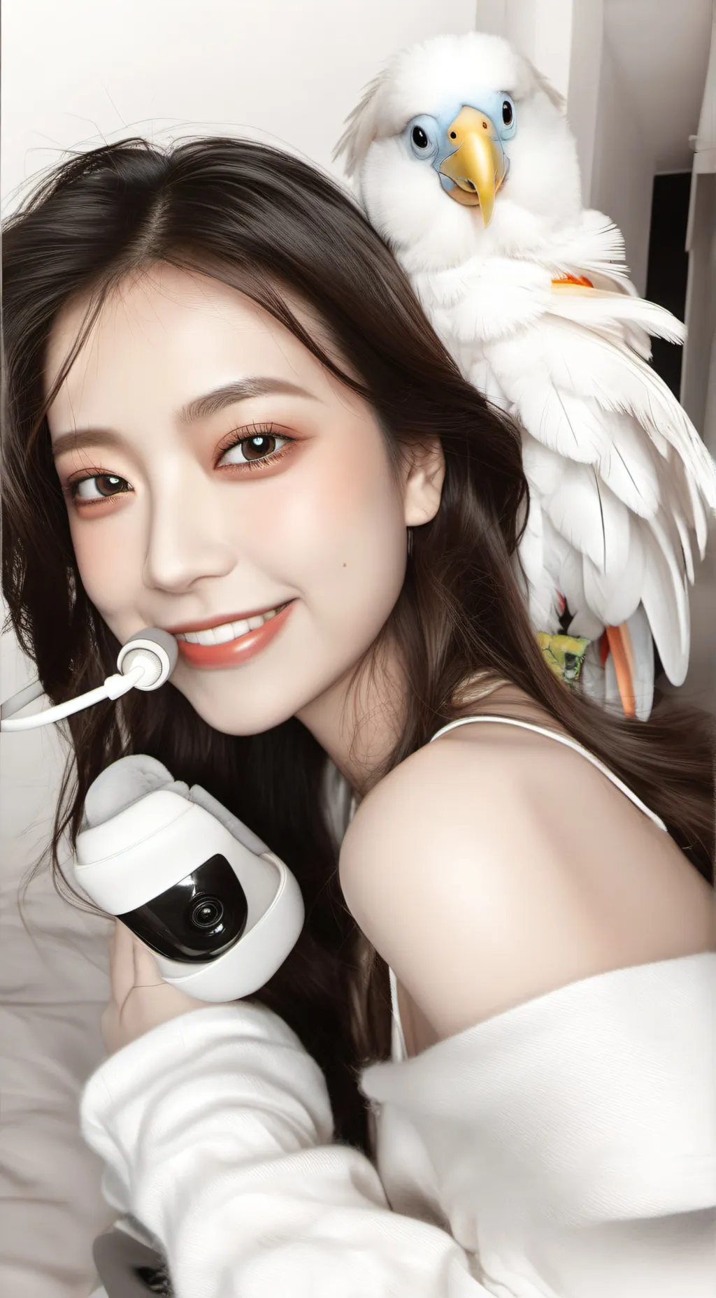 ai character: Pixel background