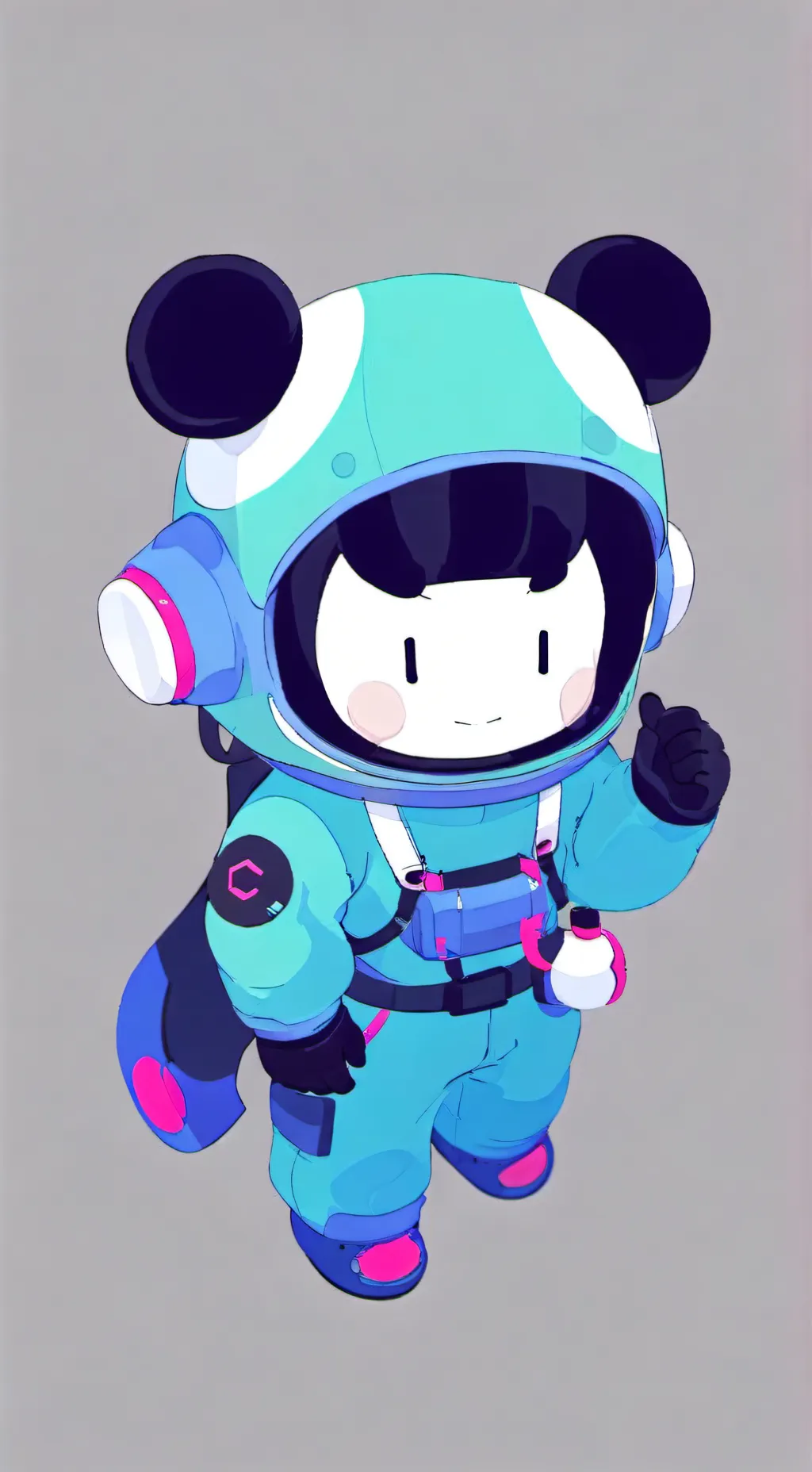 ai character: pool background