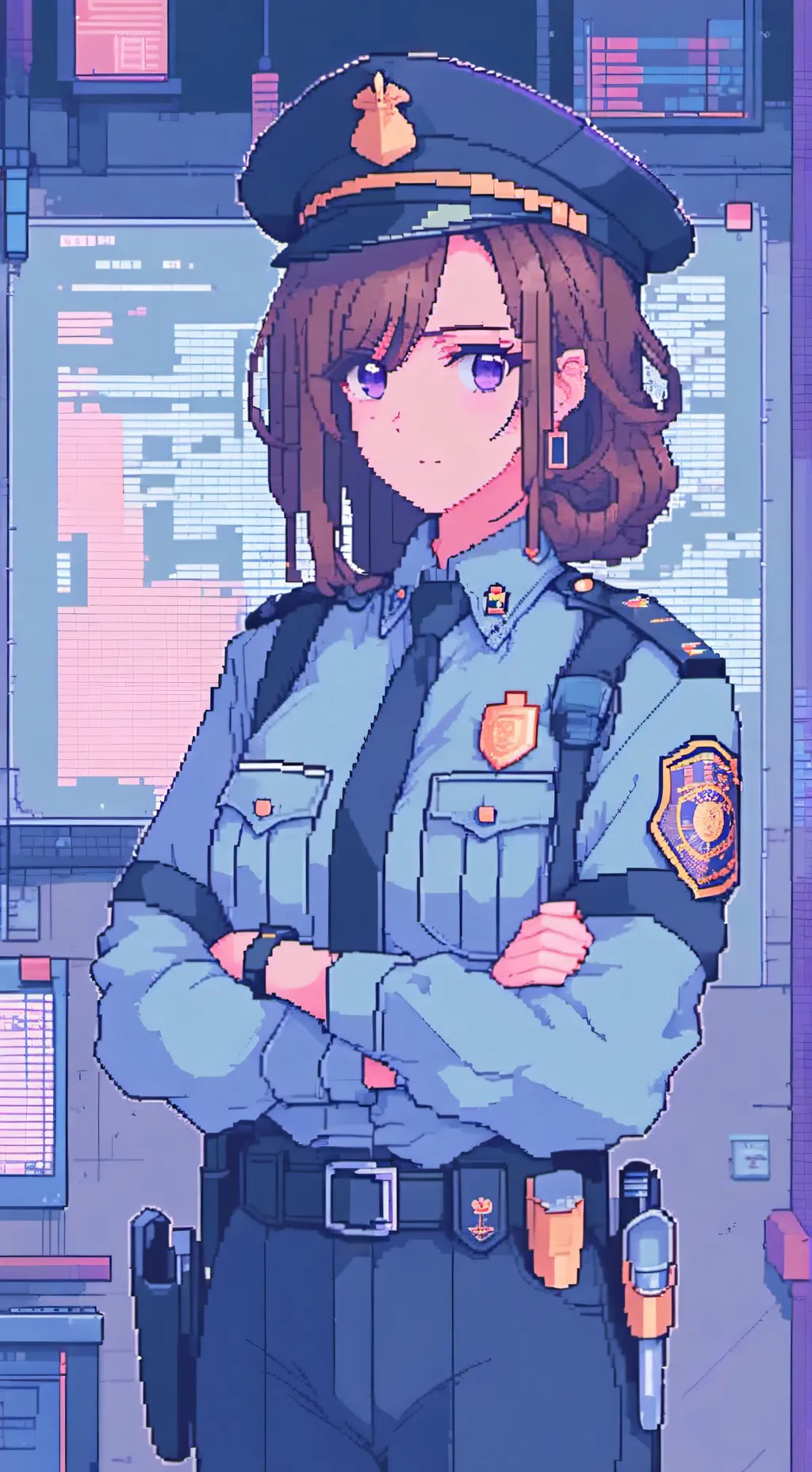 ai character: Judy  background