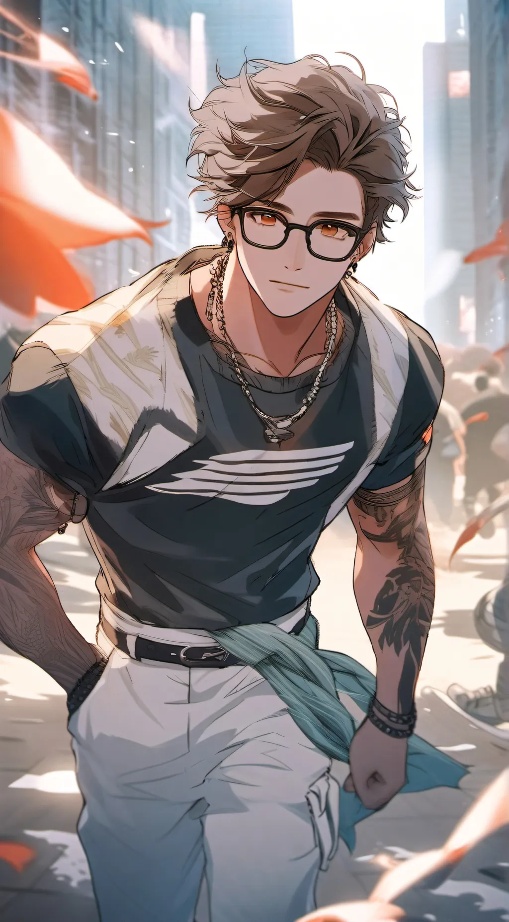 ai character: Michael  background