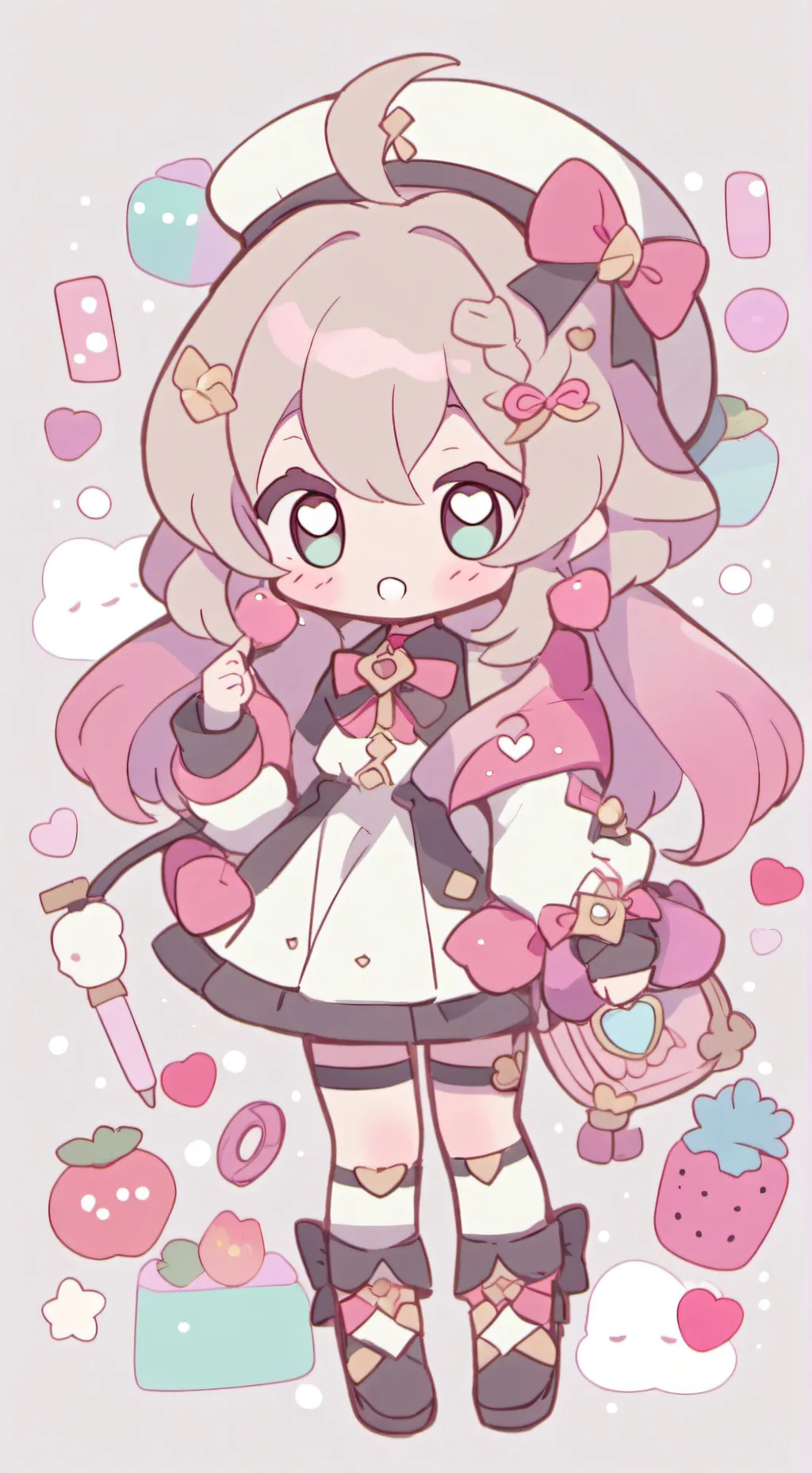 ai character: Jandel sick  background