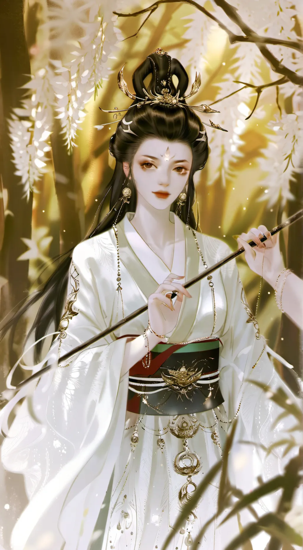 ai character: MITSURI  background