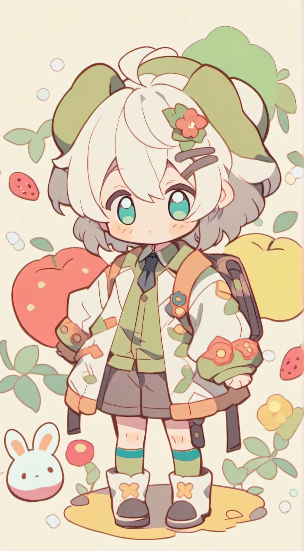 ai character: Lost child.. background