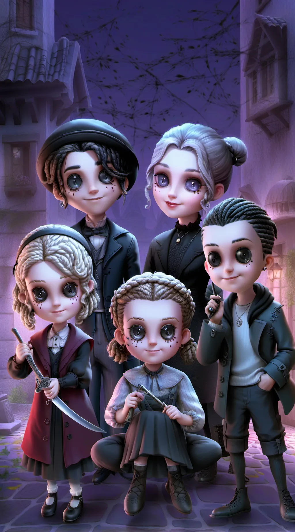 ai character: Kids background