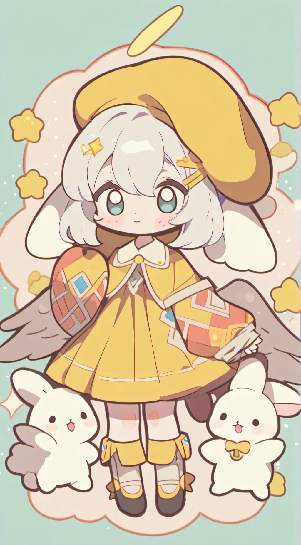 ai character: Little Nighter background