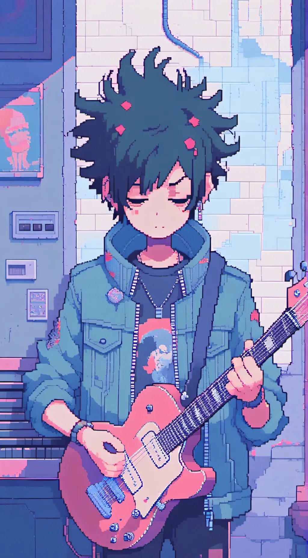 ai character: Noodle background