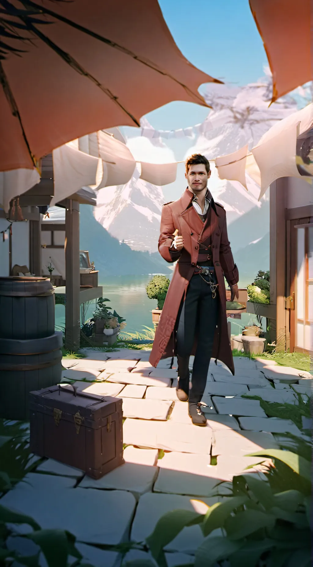 ai character: klaus background