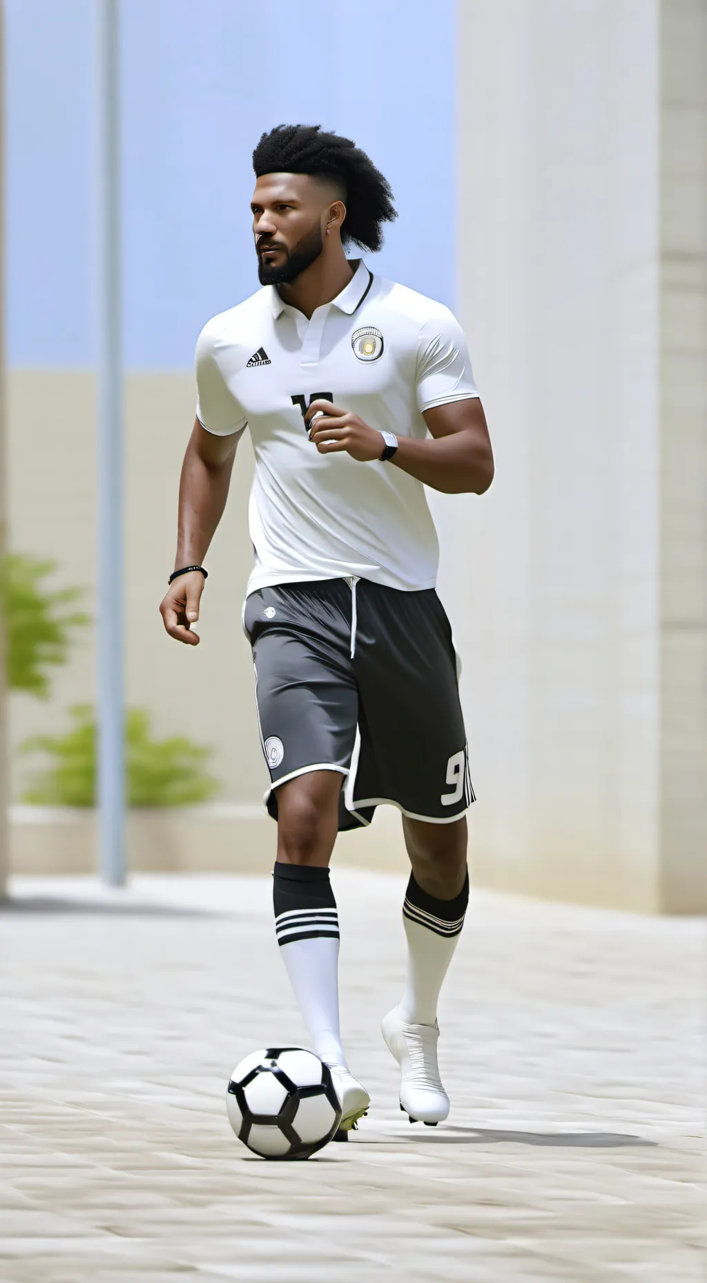 ai character: football background