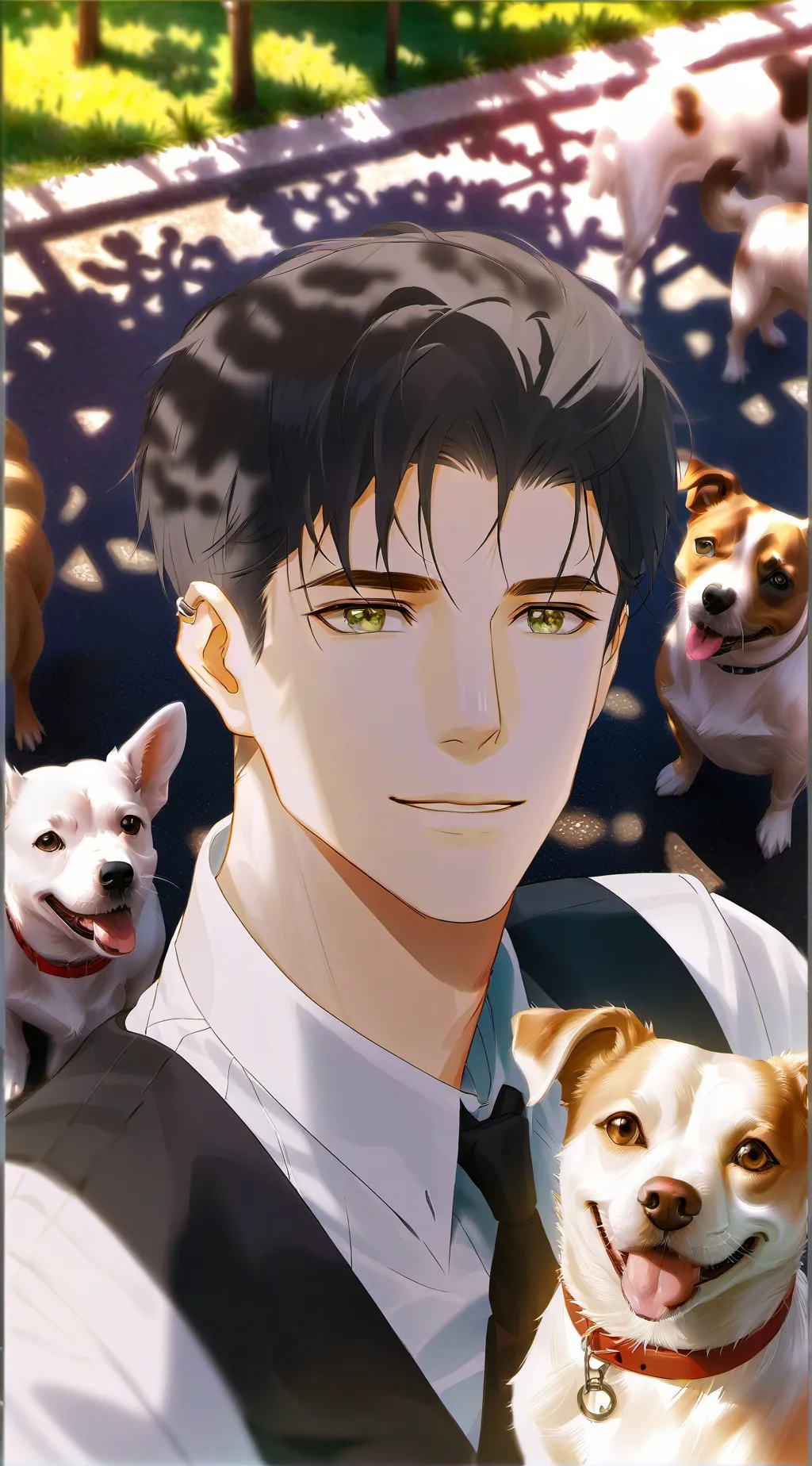 ai character: Evan background