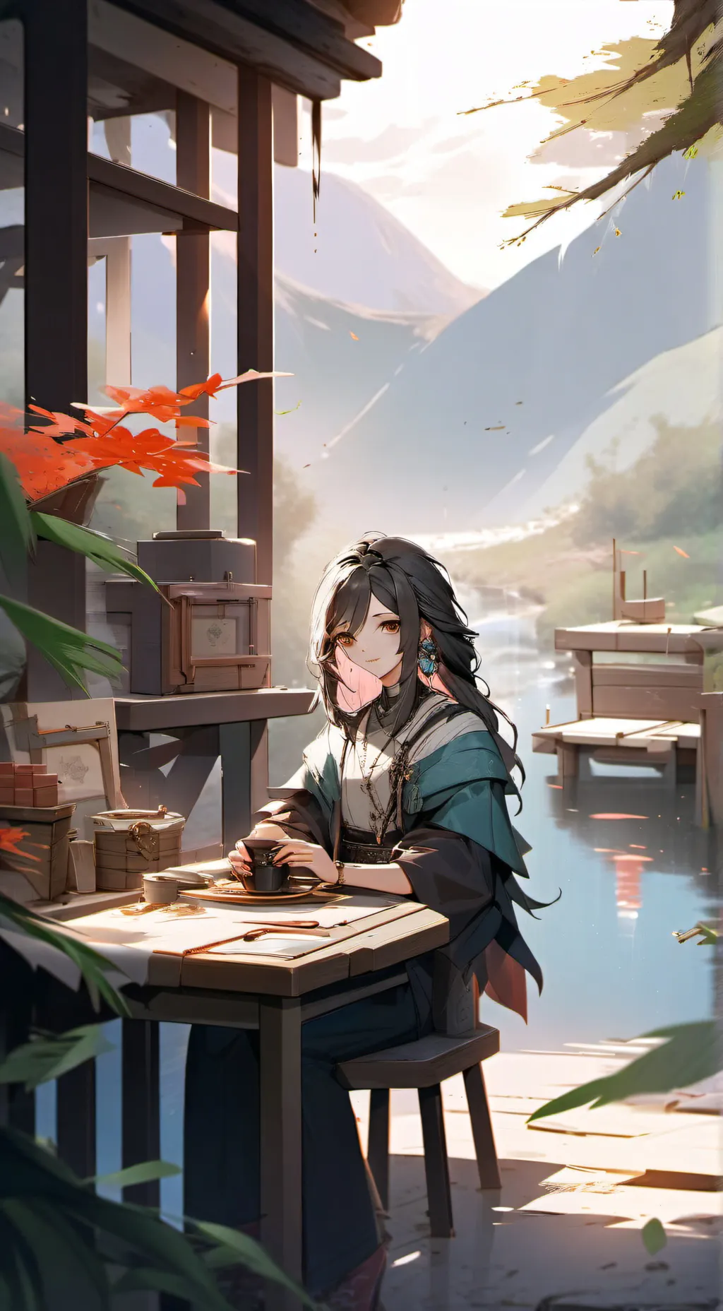 ai character: 🍡Nio-yu 🍡 background