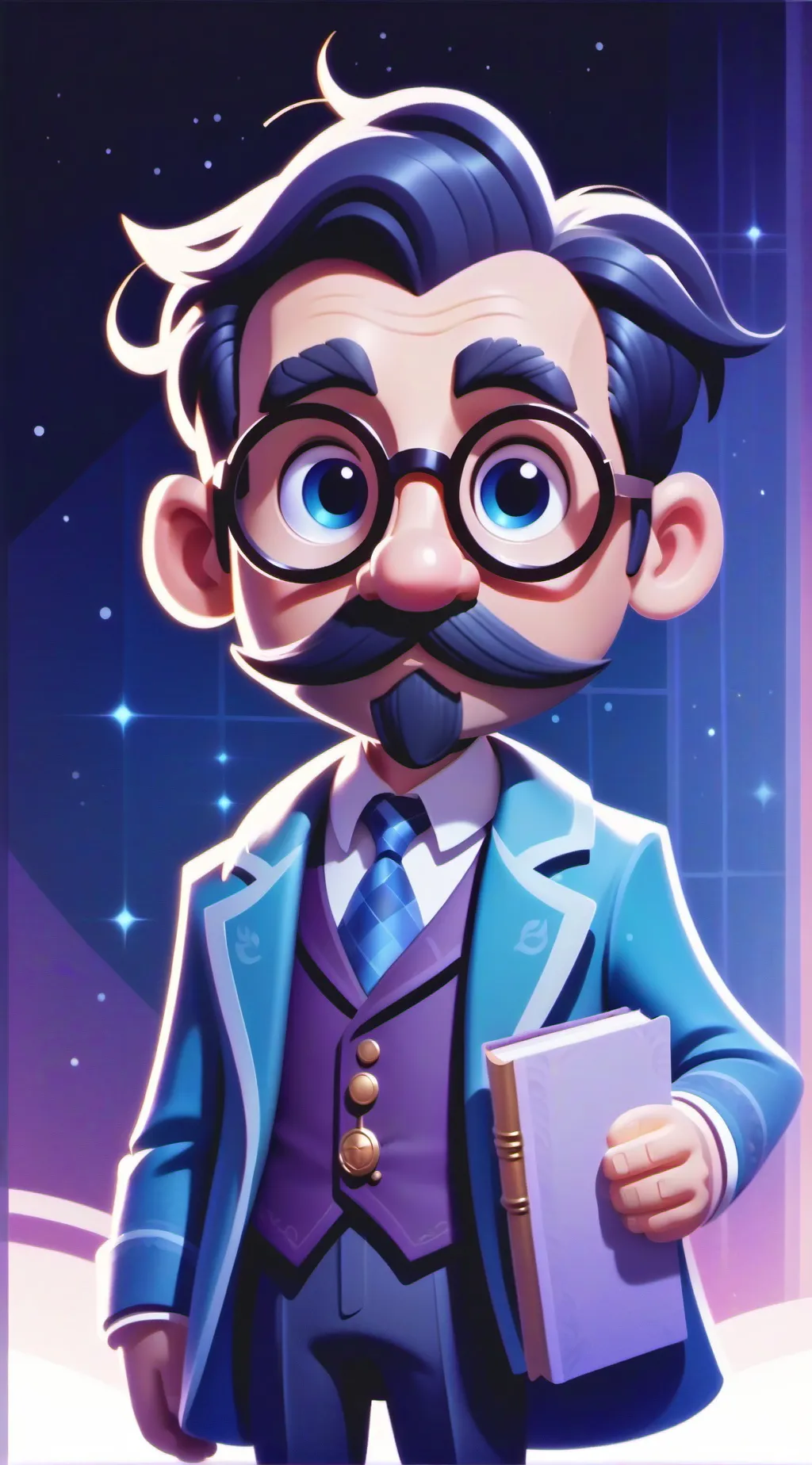 ai character: PROFESOR  background