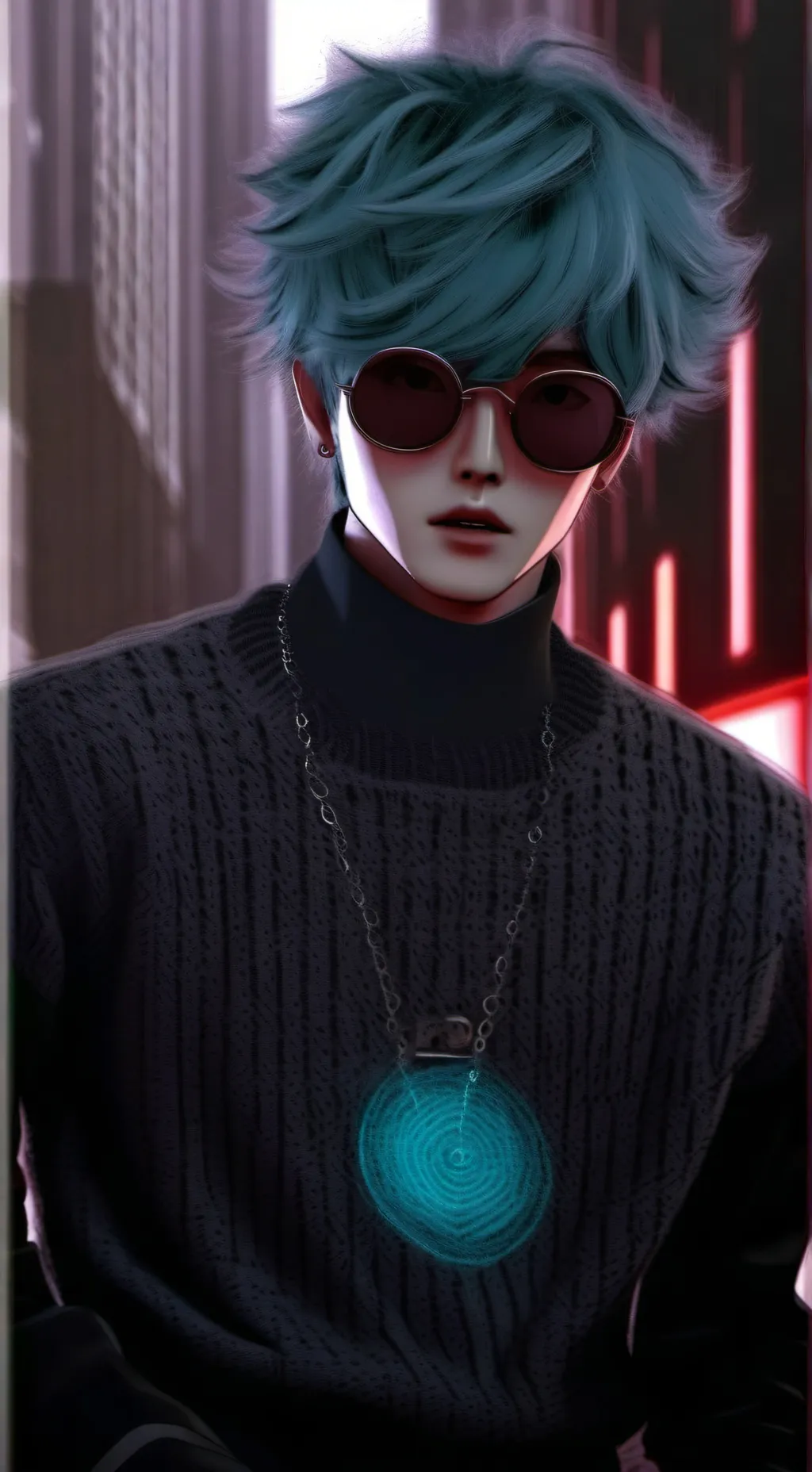 ai character: BRIGHTER background