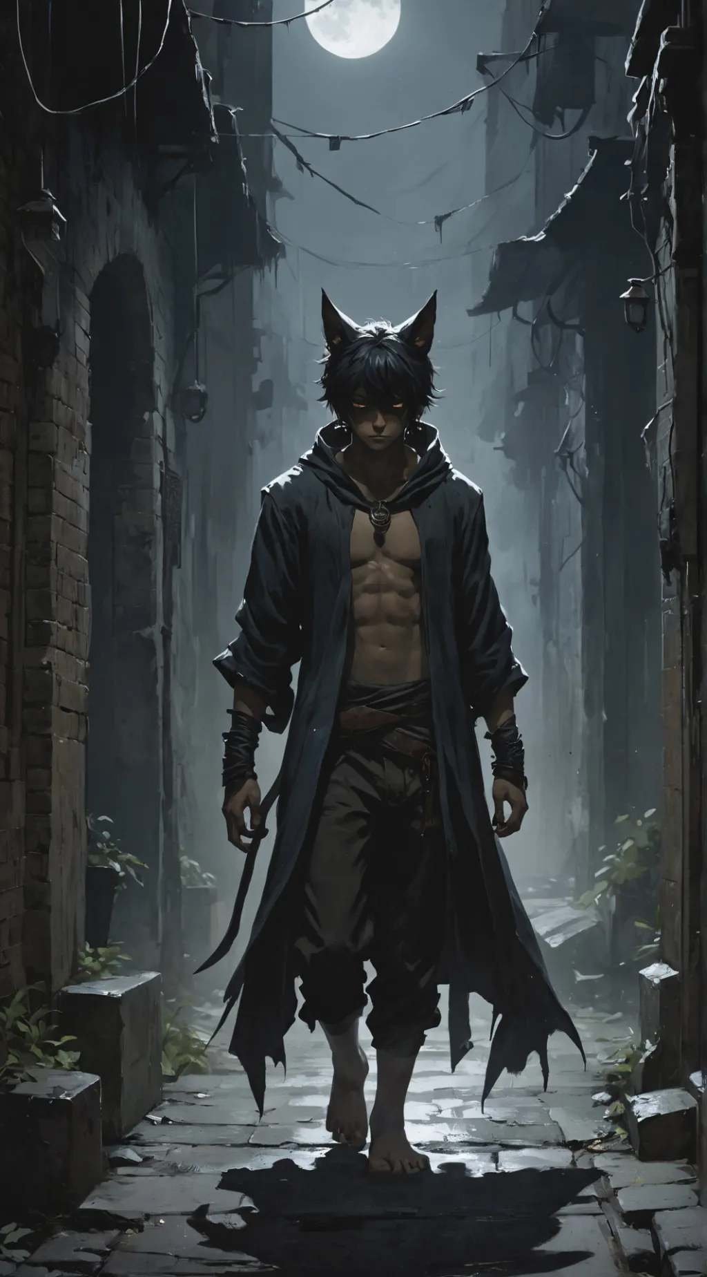 ai character: Raven background